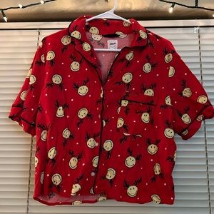 Smiley face sleep set aerie